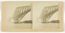 The Great Forth Bridge, Near Edinburgh, Scotland, 1891. Creator: BW Kilburn