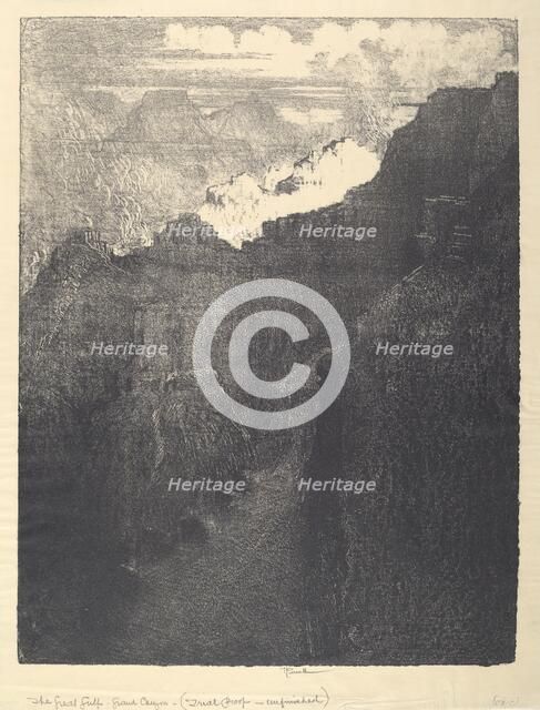 The Great Gulf, 1912. Creator: Joseph Pennell.