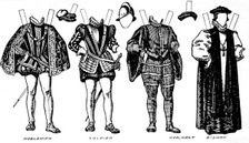 The Great Gallery of Costume: Varied Dresses Worn in the Days of Elizabeth c1934