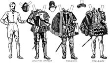 The Great Gallery of Costume: Varied Dresses Worn in the Days of Elizabeth c1934