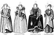 The Great Gallery of Costume: Varied Dresses Worn in the Days of Elizabeth c1934