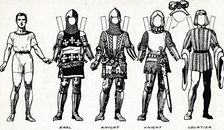 The Great Gallery of British Costume: Dress Worn In Edward The Third's Reign c1934