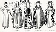 The Great Gallery of British Costume: Dress Worn In Edward The Third's Reign c1934