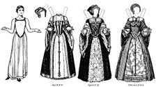 The Great Gallery of British Costume: Dress Worn in Henry The Eighth's Time c1934