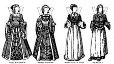 The Great Gallery of British Costume: Dress Worn in Henry The Eighth's Time c1934