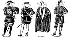 The Great Gallery of British Costume: Dress Worn in Henry The Eighth's Time c1934