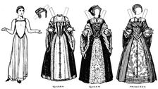 The Great Gallery of British Costume: Dress Worn in Henry The Eighth's Time c1934