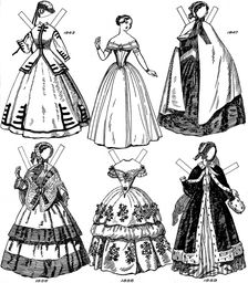 The Great Gallery of British Costume: Some Women's Fashions from 1843 to 1893 c1934