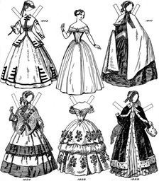 The Great Gallery of British Costume: Some Women's Fashions from 1843 to 1893 c1934