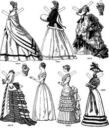 The Great Gallery of British Costume: Some Women's Fashions from 1843 to 1893 c1934
