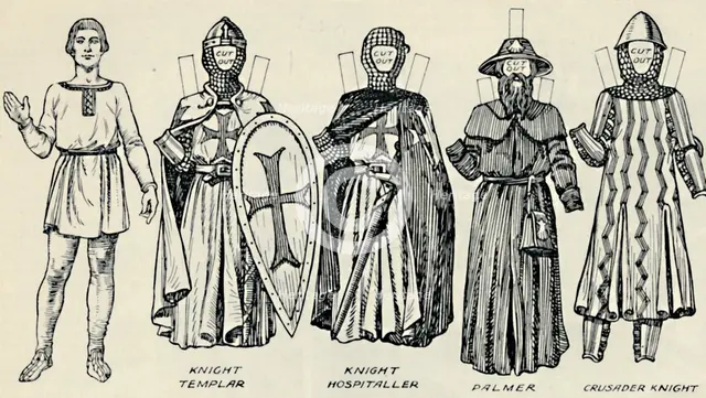 'The Great Gallery of British Costume: Varied Dresses Worn in Norman Times', c1934. Artist: Unknown.