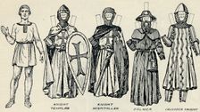 The Great Gallery of British Costume: Varied Dresses Worn in Norman Times c1934