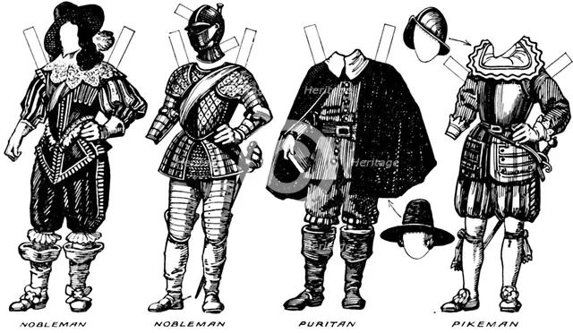 'The Great Gallery of Historic Costume: Dresses Worn in James The First's Reign', c1934. Artist: Unknown.