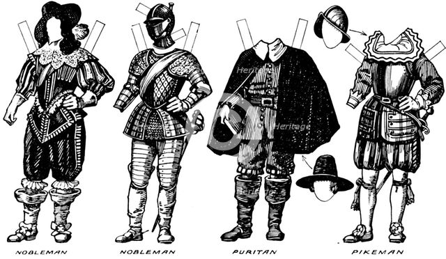 'The Great Gallery of Historic Costume: Dresses Worn in James The First's Reign', c1934. Artist: Unknown.