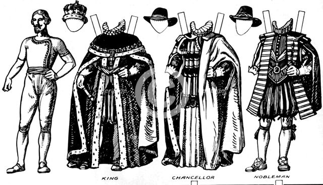 'The Great Gallery of Historic Costume: Dresses Worn in James The First's Reign', c1934. Artist: Unknown.