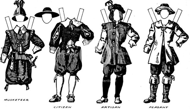 'The Great Gallery of Historic Costume: Dress Worn in James The First's Reign', c1934. Artist: Unknown.