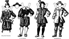 The Great Gallery of Historic Costume: Dress Worn in James The First's Reign c1934