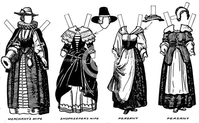 'The Great Gallery of Historic Costume: Dress Worn in James The First's Reign', c1934. Artist: Unknown.
