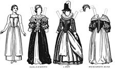 The Great Gallery of Historic Costume: Dress Worn in James The First's Reign c1934