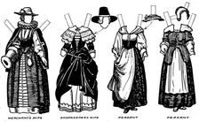 The Great Gallery of Historic Costume: Dress Worn in James The First's Reign c1934