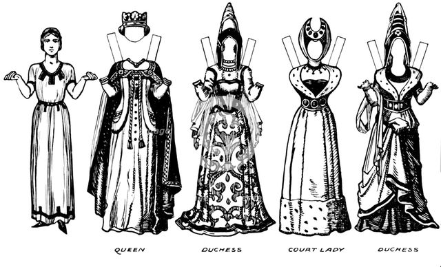 'The Great Gallery of Historic Costume: How People Dressed in Henry IV's Reign', c1934. Artist: Unknown.