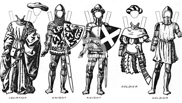 'The Great Gallery of Historic Costume: How People Dressed in Henry IV's Reign', c1934. Artist: Unknown.