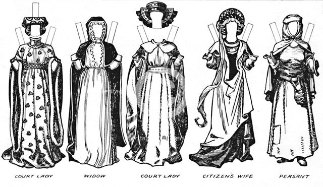 'The Great Gallery of Historic Costume: How People Dressed in Henry IV's Reign', c1934. Artist: Unknown.