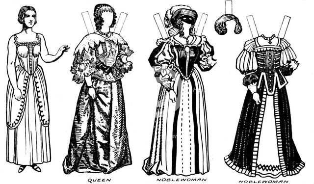 'The Great Gallery of Historic Costume: Some Dresses of Charles The First's Time, c1934. Artist: Unknown.