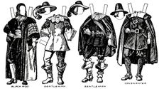 The Great Gallery of Historic Costume: Some Dresses of Charles The First's Time, c1934