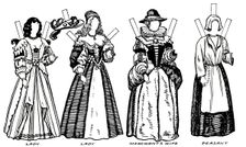 The Great Gallery of Historic Costume: Some Dresses of Charles The First's Time, c1934