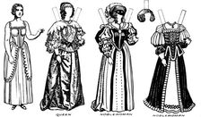 The Great Gallery of Historic Costume: Some Dresses of Charles The First's Time, c1934