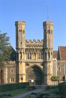 The Great Gate, St Augustine's Abbey, Canterbury, Kent, 1996. Artist: J Bailey