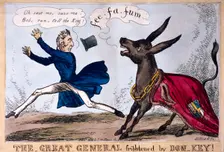 The great general frightened by Don-Key 1830. Artist: Henry Heath