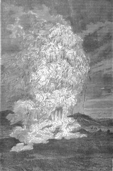The Great Geyser; An Icelanders Notes on Iceland 1875. Creator: Unknown