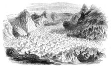 The great glacier of Lauteraar, 1844. Creator: Unknown