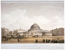 The Great Globe, Leicester Square, Westminster, London, c1855. Artist: Day & Son