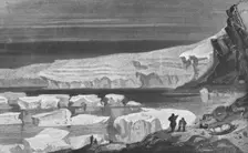 The Great Humboldt Glacier, Peabody Bay 1855, (1928). Artist: Elisha Kent Kane