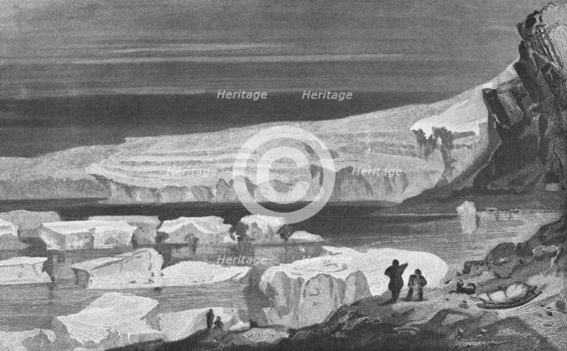 'The Great Humboldt Glacier, Peabody Bay', 1855, (1928). Artist: Elisha Kent Kane.