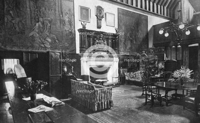 The Great Hall, Bisham Abbey, Berkshire, 1924-1926. Artist: HN King