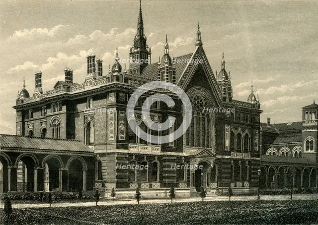 'The Great Hall, Dulwich College', (c1878). Creator: Unknown.