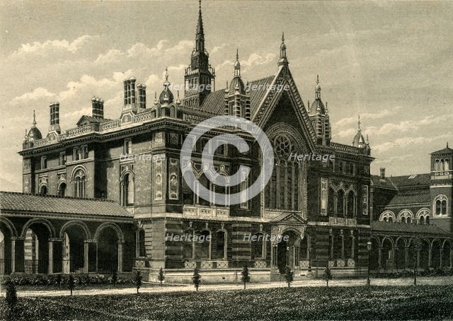 'The Great Hall, Dulwich College', (c1878). Creator: Unknown.