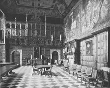 The Great Hall, Hatfield House, Hatfield, Hertfordshire, 1894. Creator: Unknown