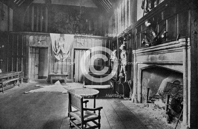 The Great Hall, Ockwells Manor, 1924-1926. Artist: HN King