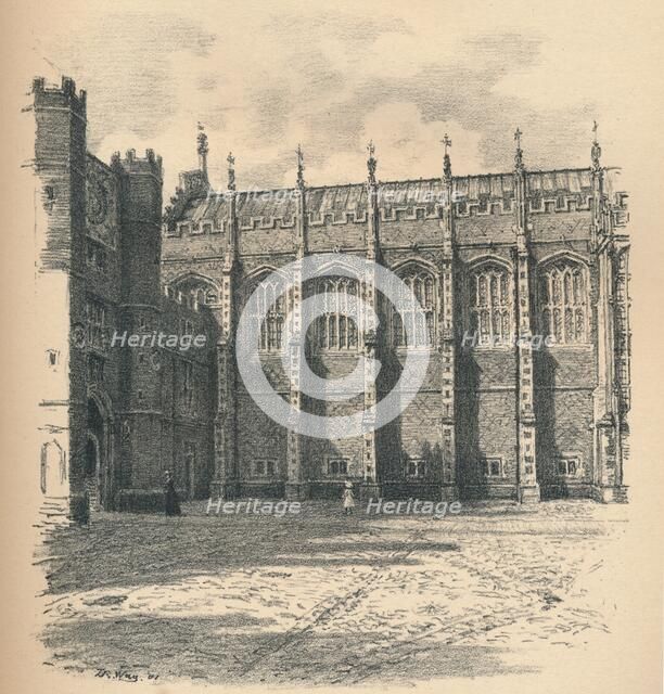 'The Great Hall of Hampton Court Palace', 1902. Artist: Thomas Robert Way.