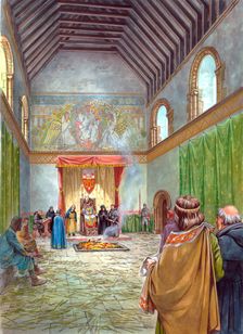 The Great Hall, Sherborne Castle, c13th century, (1990-2010) Artist: Philip Corke