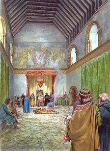 The Great Hall, Sherborne Castle, c13th century, (1990-2010) Artist: Philip Corke