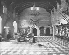 The Great Hall, Warwick Castle, Warwickshire, 1894. Creator: Unknown