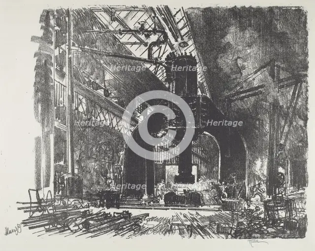 The Great Hammer, 1916. Creator: Joseph Pennell.