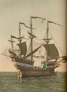 The Great Harry c1520, (1849). Creator: Kellerhoven