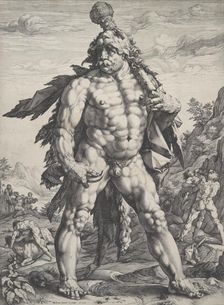 The Great Hercules, 1589., 1589. Creator: Hendrik Goltzius